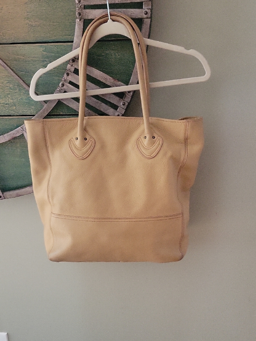 L.L Bean Vintage Leather Boat And Tote Bag Rare